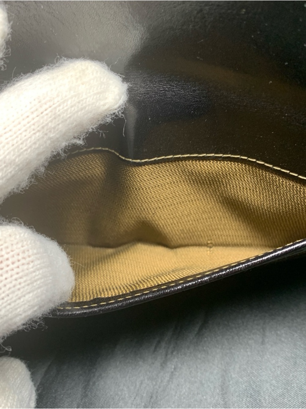 Fendi Zucca Canvas Bifold Wallet in Brown and Black - Picture 12 of 17